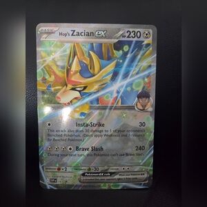 Zacian EX Jumbo Promo Pokémon Trading Card